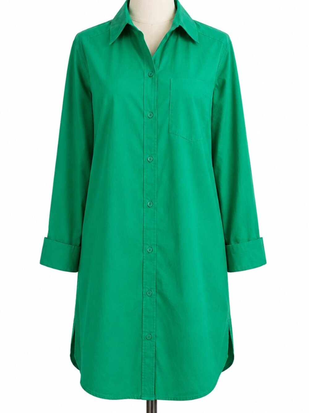 ENGLISH FACTORY KELLY GREEN SHIRT DRESS SIZE SMALL NWOT